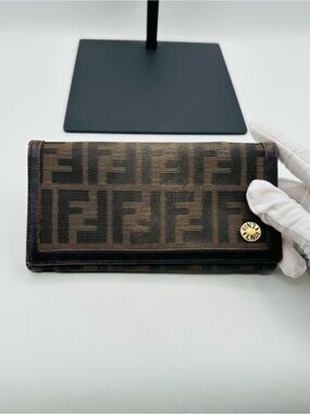 Fendi Zucca Flap Wallet
